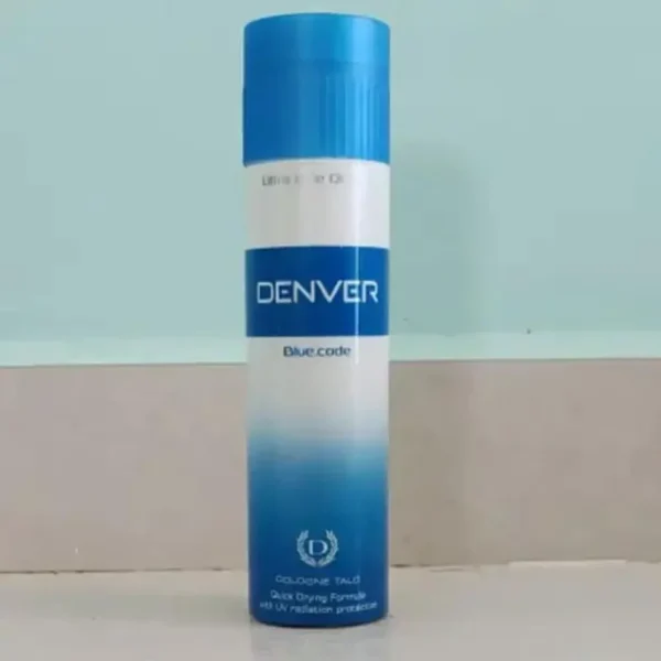 Denver Blue Code Cologne Talc Powder