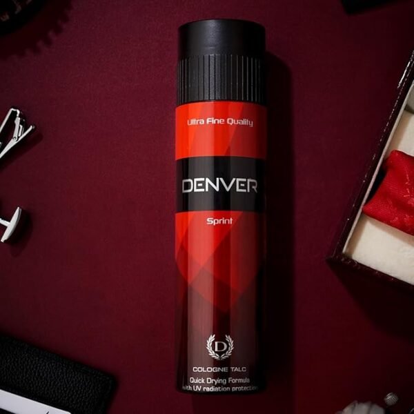 DENVER Sprint Talc | Scented Talcum Powder for Men